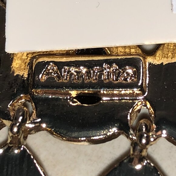 Amrita Ruby Red & Gold Chandelier Earrings - Picture 5 of 7